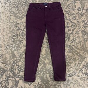Talbots Deep Purple Skinny Jeans